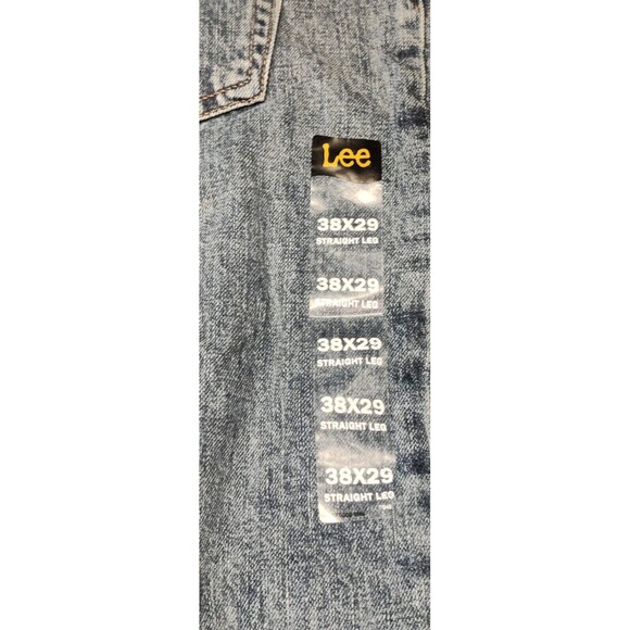 Lee Jeans Regular Fit Straight Leg Men's Size 38x29-Denim Jeans - Picture 6 of 6